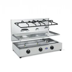 Parker® Fornello A Gas 3F Inox -Vendite Campeggio Kit fornello a gas inox 300 2
