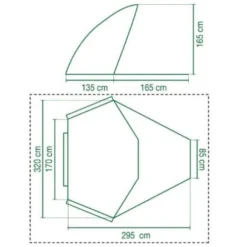 Coleman Parasole | Sundome XL -Vendite Campeggio Kit parasole sundome xl 2