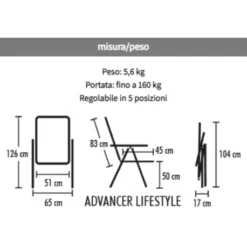 WESTFIELD Poltrona | Advancer Lifestyle -Vendite Campeggio Kit poltrona advancer lifestyle 2