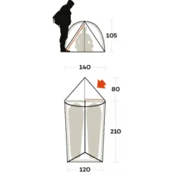 Tenda Ferrino Manaslu 2 -Vendite Campeggio Kit tenda ferrino manaslu 2 quattro stagioni leggera compatta struttura duralluminio giunti radiali 2