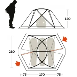Tenda Ferrino Svalbard 3.0 7 Tenda Ferrino Svalbard 3.0 -Vendite Campeggio Kit tenda ferrino svalbard 3 0 universale affidabile versatile 4 stagioni 3