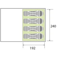 Tenda Brunner Lamar 4 -Vendite Campeggio Kit tenda lamar 4 3