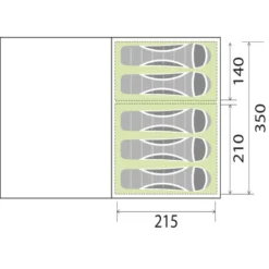 Tenda Brunner Paraiso 5/6 -Vendite Campeggio Kit tenda paraiso 8