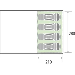 Tenda Brunner Pure 4 -Vendite Campeggio Kit tenda pure 4 8